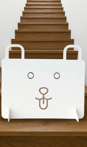 White dog stopper stair - stair, gates