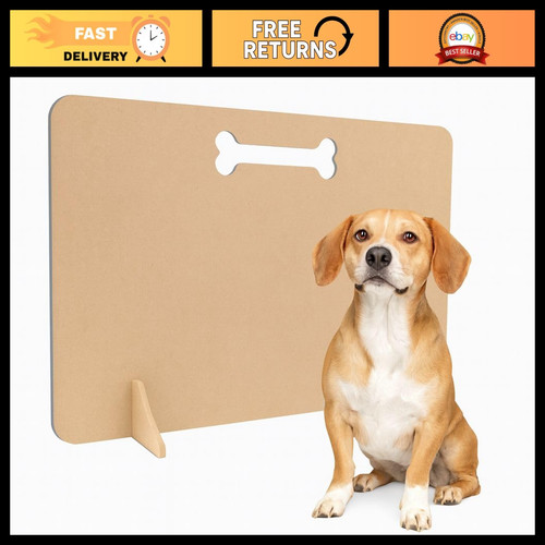 Portable wooden dog gate - wooden,