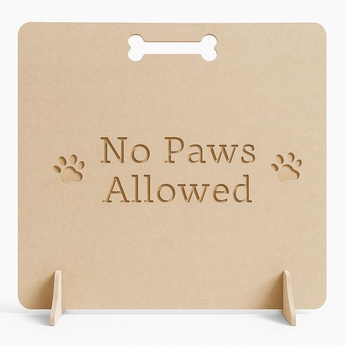 Wooden pet stopper dog - wooden,