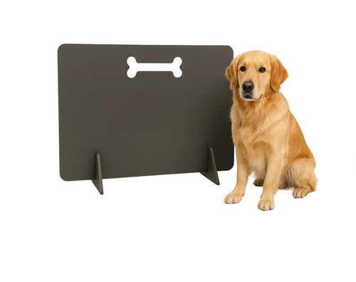 Black dog stopper for stairs - stairs, |