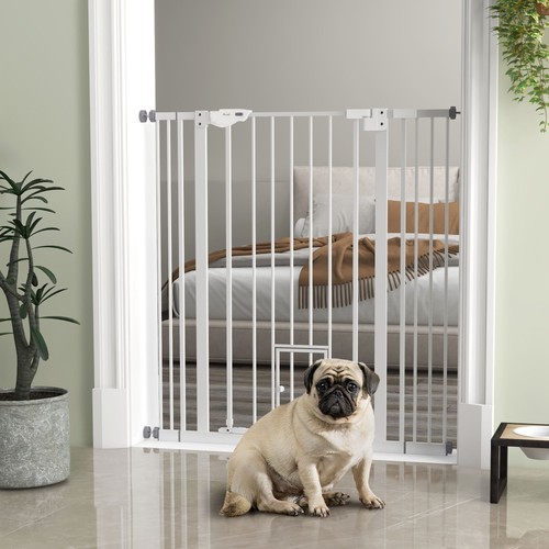 Pawhut extra tall dog gate - pawhut,