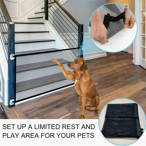 Pet barrier gate foldable - gate,