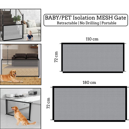 Baby pet retractable isolation - retractable,