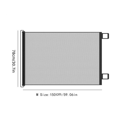 Drill retractable pet gate - retractable,