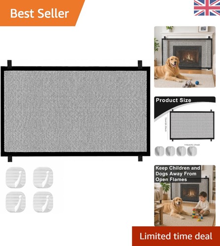 Black mesh stair gate for - mesh,